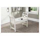 Ashley A4000036 Heron Ridge White Farmhouse Bench