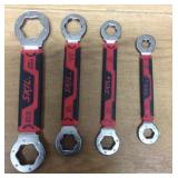 Set of 4 New Skil Secure Grip Wrench Set