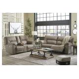 Ashley 77601 Cavalcade DBL REC Sofa & Love Seat