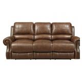 Elements LEATHER Power Reclining Sofa & Love Seat