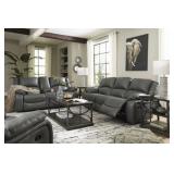 Ashley 77103 Calderwell Gray DBL REC Sofa & Love