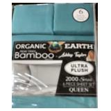 Queen 6 Pc Aloe Vera Bamboo Sheet Set (Color