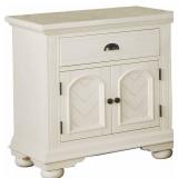 Elements Brook White Nightstand