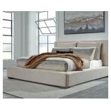 Queen Ashley B760 Upholstered Panel Bed