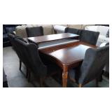 358 Oak Dining Room Table & 6 Chairs