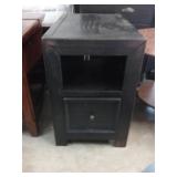Black Rustic Endtable w