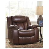 Ashley 136 Amaroo LEATHER Rocker Recliner