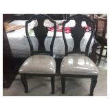Ashley Designer Shield Back Chairs