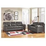 Ashley 201 Gray Alliston Sofa & Loveseat