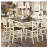 Ashley 583 Whitesburg Counter Height Table & 6