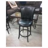 Ashley Black Swivel Barstool