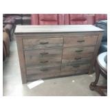 Ashley Rustic 8 Drawer Dresser