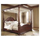 Ashley B698 Martanny king size canopy bed
