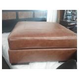 Ashley XL Leather Ottoman