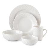 Jc 40-piece Weave Pattern Dinnerware