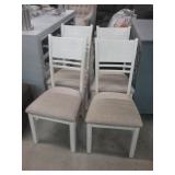 Ashley White Wash Dining Chairs