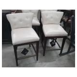 Ashley D500  White 24inch Barstools