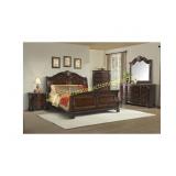 Elements Southern Belle King Sleigh Bedroom Suit.