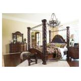 Ashley North Shore King Poster Bedroom Suit. King