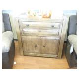 Ashley solid oak laptop desk (Needs 2 pc hardware)