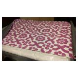 5Ã—7 Purple & White Floral Rug