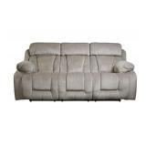 Ashley 865 gray reclining sofa & love seat