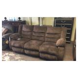 Ashley 920 chocolate reclining sofa and love seat