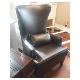 XL Quality nail head trim wing back chair