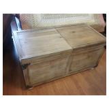 Ashley Rustic Oak Storage Trunk/Table