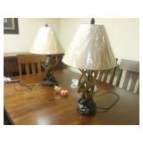 Ashley antler table lamp