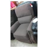 Push Back Nail Head Trim Cloth Recliner