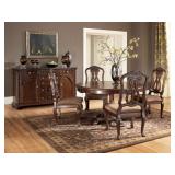 Ashley North Shore Round Table And 4 Chairs