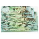 (14) 25 Dinar Iraqi Notes
