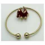 Swarovski Elephant Charm Bracelet