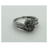 10kt Gold Baguette Diamond Ring