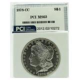 RARE 1878 MS63 Carson City Morgan Silver Dollar