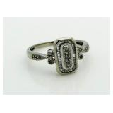 14kt Gold Tiffany Style Diamond Ring