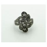 10kt Gold Diamond Dinner Ring