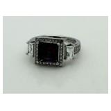 Princess Cut 2.50 ct Mystic Topaz Designer Ring