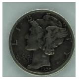 1924-S Mercury Silver Dime *KEY Date