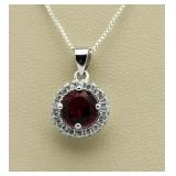 Gorgeous 2.00 ct Ruby Solitaire Pendant