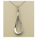 10kt Gold Diamond Designer Pendant