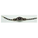 Vintage Style 8.49 ct Amethyst Tennis Bracelet