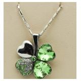 Swarovski Shamrock Pendant