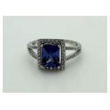 Emerald Cut 2.50 ct Tanzanite Designer Ring