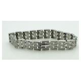 Panther Link 1.00 ct Diamond Tennis Bracelet