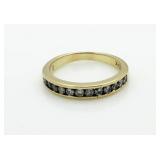 14kt Gold 1/2 ct Channel Set Diamond Ring