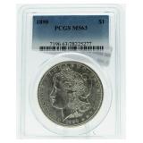 1890 MS63 Morgan Silver Dollar