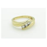 14kt Gold Elegant Diamond Journey Ring