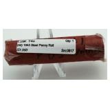 (50) 1943 Steel Penny Roll